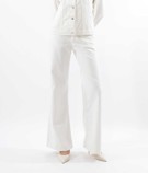 JEANS BIANCO A ZAMPA