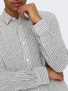 CAMICIA IN LINO A RIGHE