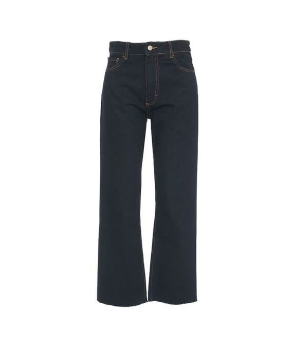 JEANS SFRANGIATO BLU