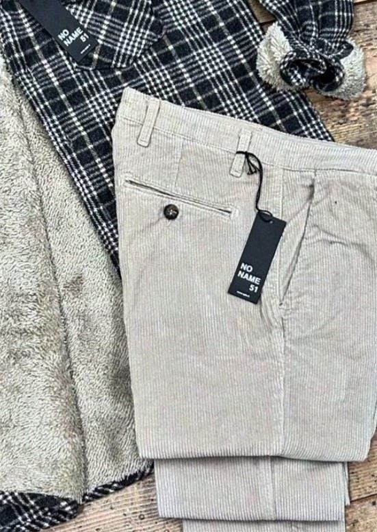 PANTALONE CHINO IN VELLUTO