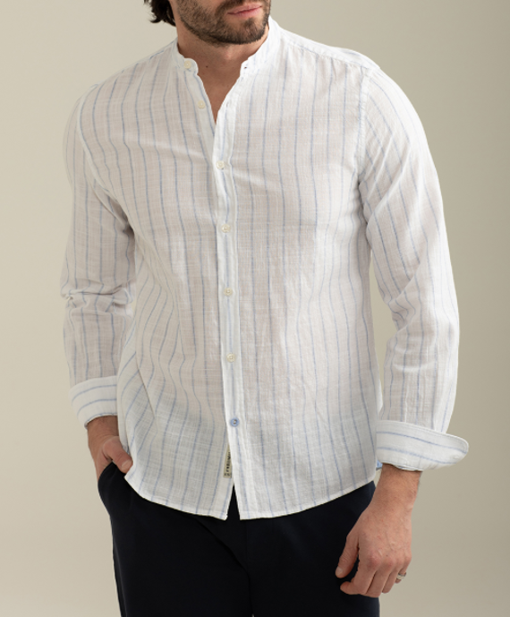 CAMICIA COREANA A RIGHE
